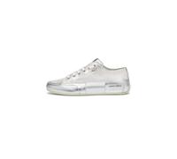 Candice Cooper Rock Patch S-Sneakers aus Leder, Silber 45