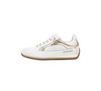 Candice Cooper RUNLO Flash-Sneakers aus Leder und technischem Gewebe-Weiß, Weiß-Platin 39