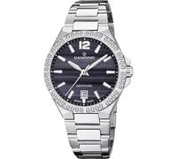 Candino Swiss Damen Uhr Analog Edelstahl 316L Silber - Quarzwerk - Saphirglas hochresistent - 5 ATM wasserdicht - Kalender C4760/E - Lady Casual