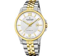 Candino Herrenuhr Edelstahl Silber Gold Automatik Armbanduhr UC4769/1 Analoguhr
