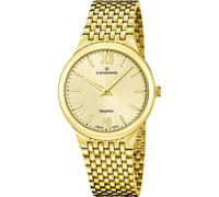 Candino Swiss Herren Uhr Analog aus Edelstahl 316L Gold - Quarzwerk - Saphirglas mit hoher Widerstandsfähigkeit - Wasserdicht bis 5 ATM C4790/2 1947