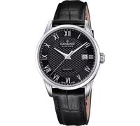 Candino Herrenarmbanduhr C4712/D Edelstahl Leder schwarz