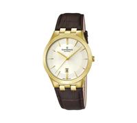Candino Herrenuhr Analog Leder Braun - Quarz Datum - Saphirglas, Wasserdicht 5 ATM Elegant C4542/1 Couple