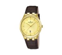 Candino Herrenuhr Analog Leder Braun - Quarz Datum - Saphirglas, Wasserdicht 5 ATM Elegant C4542/2 Couple
