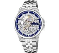 Candino Swiss Herren Automatik Uhr aus Edelstahl 316L Silber - Analoge Herrenuhr - Saphirglas mit hoher Widerstandsfähigkeit - Wasserdicht bis 5 ATM C4781/1 Automatic