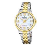Candino Damenuhr Edelstahl Silber Gold Automatik Armbanduhr UC4771/1 Analoguhr