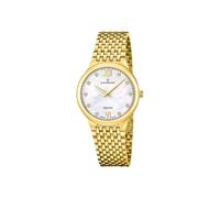 Candino Swiss Damen Uhr Analog Edelstahl 316L Gold - Quarzwerk - Saphirglas hochresistent - 5 ATM wasserdicht C4791/1 1947