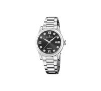 Candino Swiss Damen Uhr Analog Edelstahl 316L Silber - Quarzwerk - Saphirglas hochresistent - 5 ATM wasserdicht - Kalender C4738/4 - Lady Elegance