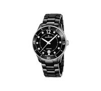 Candino Swiss Damenuhr Analog aus Keramik Schwarz