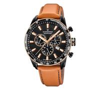 Candino Herrenuhr Leder braun Sport Armbanduhr UC4759/1 Chronograph
