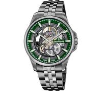 Candino Herrenuhr C4782/2 Automatic Gehäuse aus Edelstahl 316L Schwarz Armband Edelstahl 316L Schwarz, grün