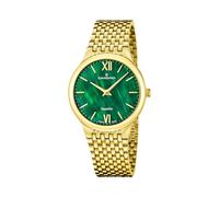 Candino Swiss Herren Uhr Analog aus Edelstahl 316L Gold - Quarzwerk - Saphirglas mit hoher Widerstandsfähigkeit - Wasserdicht bis 5 ATM C4790/3 1947