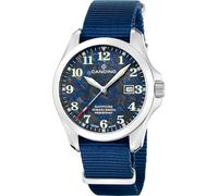 Candino Herrenuhr C4785/2 Field Watch Gehäuse aus grauem Edelstahl, graues Edelstahlarmband