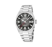 Candino Swiss Herren Uhr Analog aus Edelstahl 316L Silber - Quarzwerk - Kalender - Saphirglas mit hoher Widerstandsfähigkeit - Wasserdicht bis 10 ATM C4797/5 1947