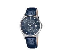 Candino Swiss Herrenuhr Analog Leder Blau - Quarz Datum - Saphirglas, Wasserdicht 5 ATM Elegant C4634/5 Couple Classic