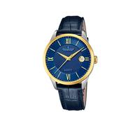 Candino Uhr Für Herren C4708/B Couple Classic Multi Edelstahl Case BlauLeder Band