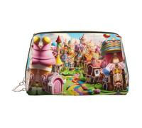 Candy Land 2 Reise-Ready Make-up Organizer, tragbare Kulturtasche für Damen, gold, Einheitsgröße, Kulturbeutel