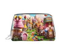 Candy Land 2 Reise-Ready Make-up Organizer, tragbare Kulturtasche für Damen, silber, Einheitsgröße, Kulturbeutel