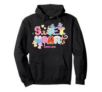 Candy Land Valentine's Day Sweet Heart Candy Letters Pullover Hoodie