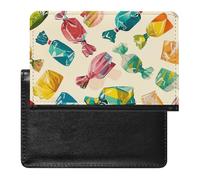 Candy Reisepasshülle, sichere Reisebrieftasche, PU-Leder, Kreditkarten, Reisepass, Organizer, Tasche für Damen und Herren, weiß, Einheitsgröße, modern, weiß, Einheitsgröße, Modern