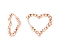 Cangall Creolen Silber 925, Huggie Ohrringe Damen in Blume Stern Herz Form | 925 Sterling Silber Creolen für Damen Mädchen, Minimalistisch Hypoallergen Ohrringe Silber 925 Schlafen Knorpel Kreolen