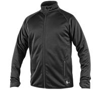 Canis (CXS) Herren Sweatshirt mit Reißverschluss TORONTO - Schwarz / schwarz | XL