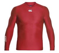 Canterbury Herren Oberteil Thermoreg Base Layer Langarm-Unterhemd, Flaggen Rot, L, E546845-468-L