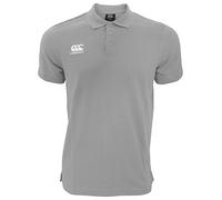 Canterbury Herren Waimak Kurzarm Pique Polo Shirt (Grau meliert) 2XL