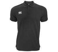 Canterbury Herren Waimak Kurzarm Pique Polo (L) (Schwarz)