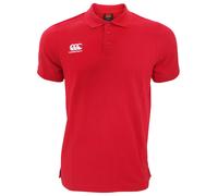 Canterbury Herren Waimak Kurzarm Pique Polo Shirt (Rot) M