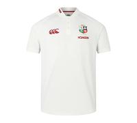 Canterbury Men's British & Irish Lions Canterbury Polo Shirt | Breathable | Moisture Wicking | Official British & Irish Lions Licensed Product Polo Shirt, Egret, 4XL