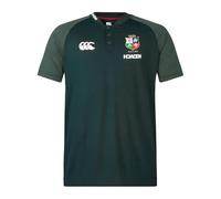 Canterbury Men's British & Irish Lions Canterbury Polo Shirt | Breathable | Moisture Wicking | Official British & Irish Lions Licensed Product Polo Shirt, Scarab, 3XL