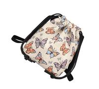 Canvas Beuteltasche Mit Chinesischer Kultureller Stickerei Verstellbarer Schultergurt Mit Kordelzug Geräumiges Hauptfach Tägliches Tragen Unverzichtbare Praktische Damen Canvas Umhängetasche