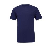 Canvas - Unisex Triblend Crew Neck T-Shirt Navy Triblend (Heather) - Gr. - XS