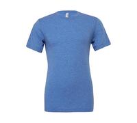 Canvas - Unisex Triblend Crew Neck T-Shirt True Royal Triblend (Heather) - Gr. - XS