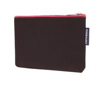 CANVASCO Mäppchen aus recyceltem Segeltuch in braun/pink - Federtasche wasserabweisend und robust - Kosmetiktasche - Textil 5963