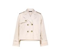 Canvasjacke BETTY BARCLAY "Damen langarm", Damen, Gr. 40, grau, Obermaterial: 100% Polyester. Futter: 54% Viskose, 46% Polyester, gerade, Jacken (25410057-40) grau