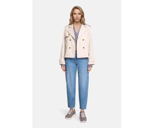 Canvasjacke BETTY BARCLAY "Damen langarm", Damen, Gr. 48, beige (grau), Obermaterial: 100% Polyester. Futter: 54% Viskose, 46% Polyester, gerade, Jacken (25410057-48) grau