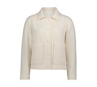 Canvasjacke BETTY & CO "Damen mit Kragen", Damen, Gr. 46, beige (cream), Obermaterial: 82% Polyester, 18% Polyamid, gerade, Jacken (30384606-46) cream