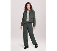 Canvasjacke CARTOON "Damen mit aufgesetzten Taschen", Damen, Gr. 42, grün (kambaba), Obermaterial: 90% Polyester, 10% Viskose. Futter: 100% Polyester, schmal, Jacken (17052742-42) kambaba
