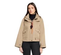 Canvasjacke CARTOON "Damen mit aufgesetzten Taschen", Damen, Gr. 44, beige (camel), Obermaterial: 85% Polyester, 15% Baumwolle, oversize, Raglanärmel, Jacken (44936627-44) camel