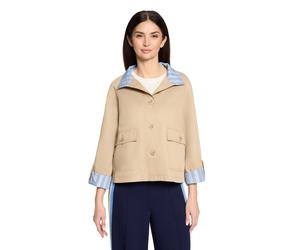 Canvasjacke CARTOON "Damen mit aufgesetzten Taschen", Damen, Gr. 44, beige, Obermaterial: 53% Baumwolle, 47% Polyester, A-Linie, Raglanärmel, Jacken (90735127-44) beige