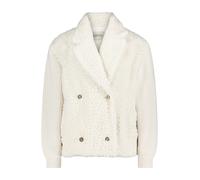 Canvasjacke CARTOON "Damen mit Eingrifftaschen", Damen, Gr. 44, weiß (weiß swan), Obermaterial: 100% Polyester, oversize, Jacken (12675135-44) weiß swan