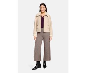 Canvasjacke CARTOON "Damen mit Kragen", Damen, Gr. 36, taupe, Obermaterial: 100% Polyester. Futter: 100% Polyester, lässig geschnitten, Jacken (65321218-36) taupe
