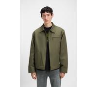 HUGO Leicht wattierte Regular-Fit Jacke aus Baumwoll-Canvas - Style Blake2531, 50548713 Olive XL