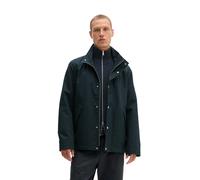 Outdoorjacke MARC O'POLO "mit leichter Wattierung von Unifi REPREVE", Herren, Gr. S, schwarz (peppercorn grau), Obermaterial: 63% Baumwolle, 37% Polyamid, unifarben, regular fit, normaler Saum, Jacken