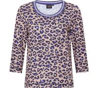 CANYON T-Shirt 3/4 Arm Camel-Violet Print - 38