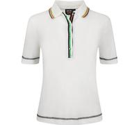 CANYON Damen Polo Poloshirt 1/2 Arm (477202) 48 white-khaki