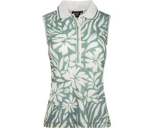 CANYON Damen Polo Polotanktop (467113) 42 khaki-applemint-white