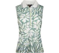 CANYON Damen Polo Polotanktop (467113) 46 khaki-applemint-white